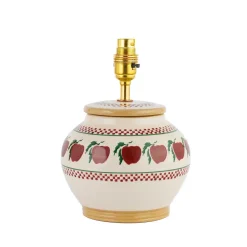 Apple<Nicholas Mosse 5" Lamp Apple Base Only