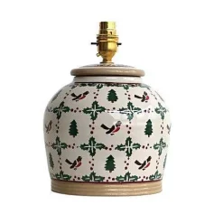 Lamps<Nicholas Mosse 7" Lamp Winter Robin Base Only (Eu Fittings)