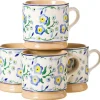 Coffee Addict'S Gifts<Nicholas Mosse 4 Small Mugs Forget Me Not