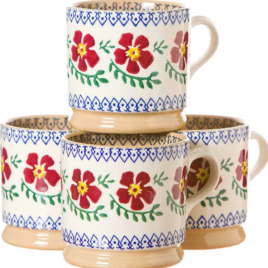 Special Event Gifts<Nicholas Mosse 4 Small Mugs Old Rose