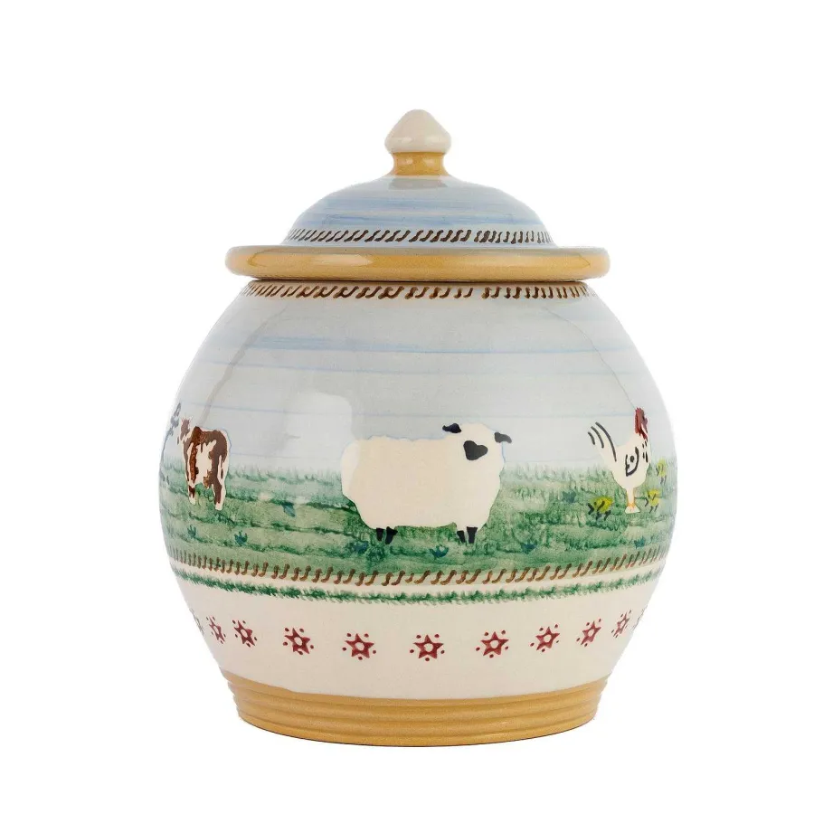 Easter<Nicholas Mosse Cookie Jar Assorted Landscape