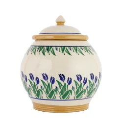 New In<Nicholas Mosse Cookie Jar Blue Blooms