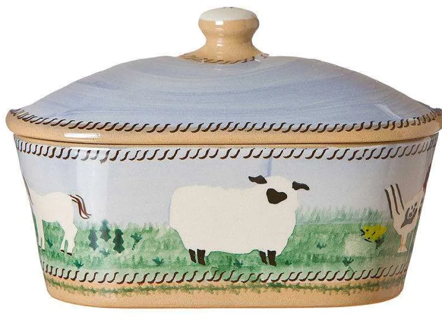 Landscapes<Nicholas Mosse Covered Butterdish Assorted Animals