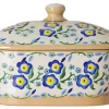 Easter<Nicholas Mosse Covered Butterdish Forget Me Not