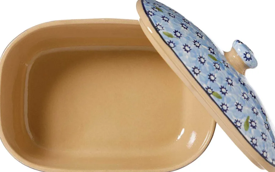 Easter<Nicholas Mosse Covered Butterdish Lawn Light Blue
