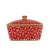 Serving Accessories<Nicholas Mosse Covered Butterdish Lawn Red