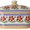 Christmas<Nicholas Mosse Covered Butterdish Old Rose