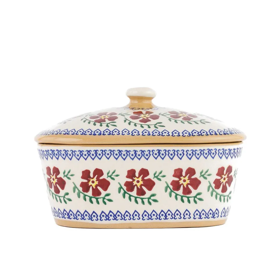 Old Rose<Nicholas Mosse Covered Butterdish Old Rose