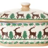 Reindeer<Nicholas Mosse Covered Butterdish Reindeer