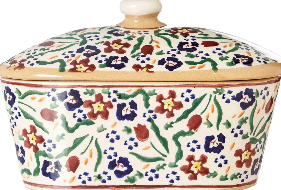 Mother'S Day<Nicholas Mosse Covered Butterdish Wild Flower Meadow
