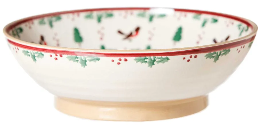 Special Event Gifts<Nicholas Mosse Fruit Bowl Winter Robin