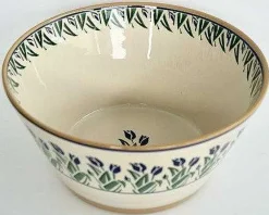 Easter<Nicholas Mosse Large Angled Bowl Blue Blooms