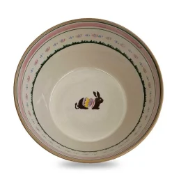 Bowls<Nicholas Mosse Large Angled Bowl Easter Bunny 2022