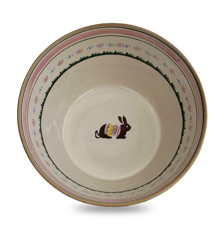 Bowls<Nicholas Mosse Large Angled Bowl Easter Bunny 2022