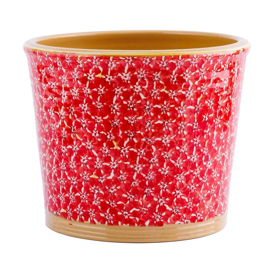Easter<Nicholas Mosse Large Cache Pot Indoor Lawn Red