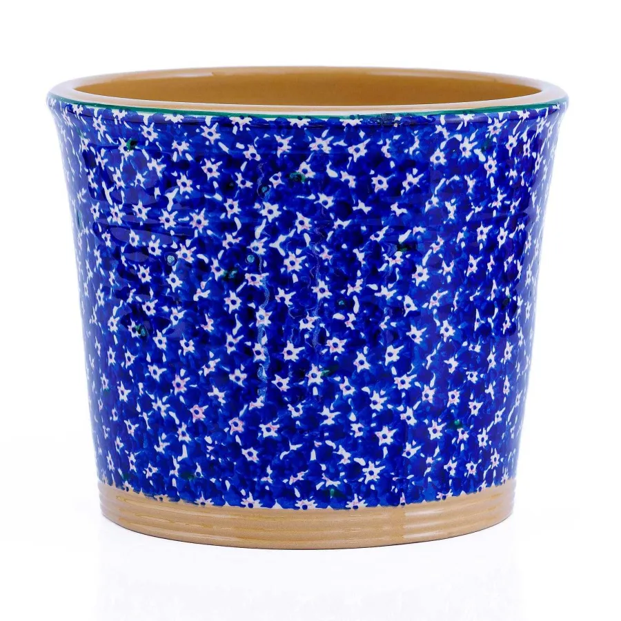 Lawn<Nicholas Mosse Large Cache Pot Indoor Lawn Dark Blue