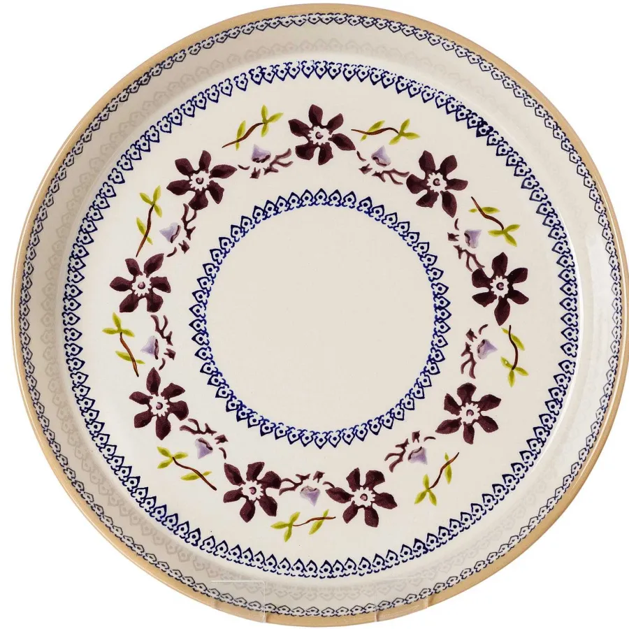 Food Lover'S Gifts<Nicholas Mosse Large Quiche Dish Clematis