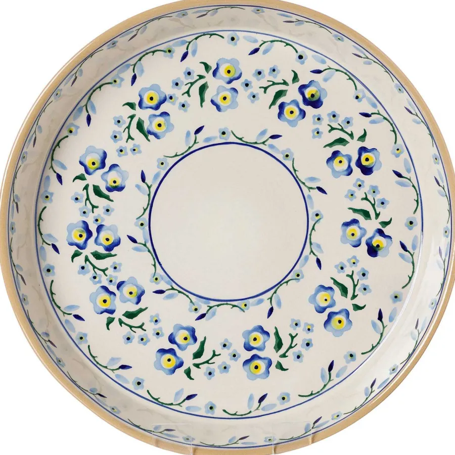 Forget Me Not<Nicholas Mosse Large Quiche Dish Forget Me Not