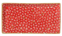 Lawn<Nicholas Mosse Large Rectangle Plate Lawn Red