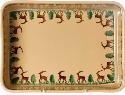 Oven Friendly Dishes<Nicholas Mosse Large Rectangular Oven Dish Reindeer