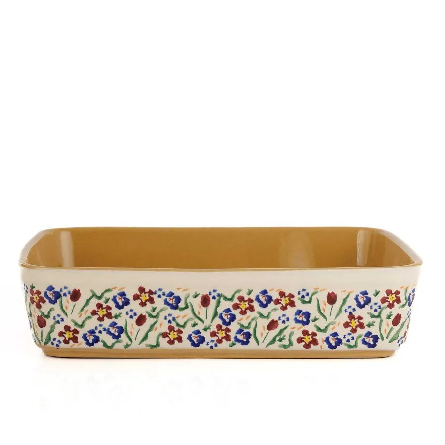 Wild Flower Meadow<Nicholas Mosse Large Rectangular Oven Dish Wild Flower Meadow