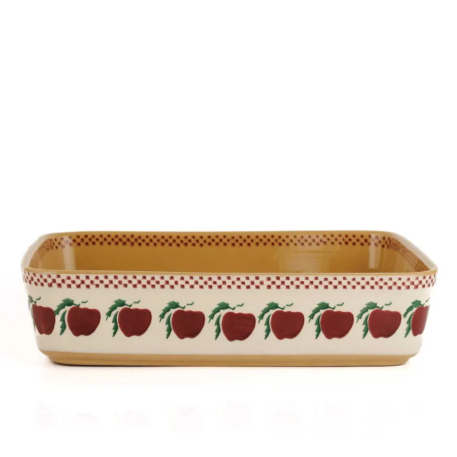 Oven Friendly Dishes<Nicholas Mosse Large Rectangular Oven Dish Apple