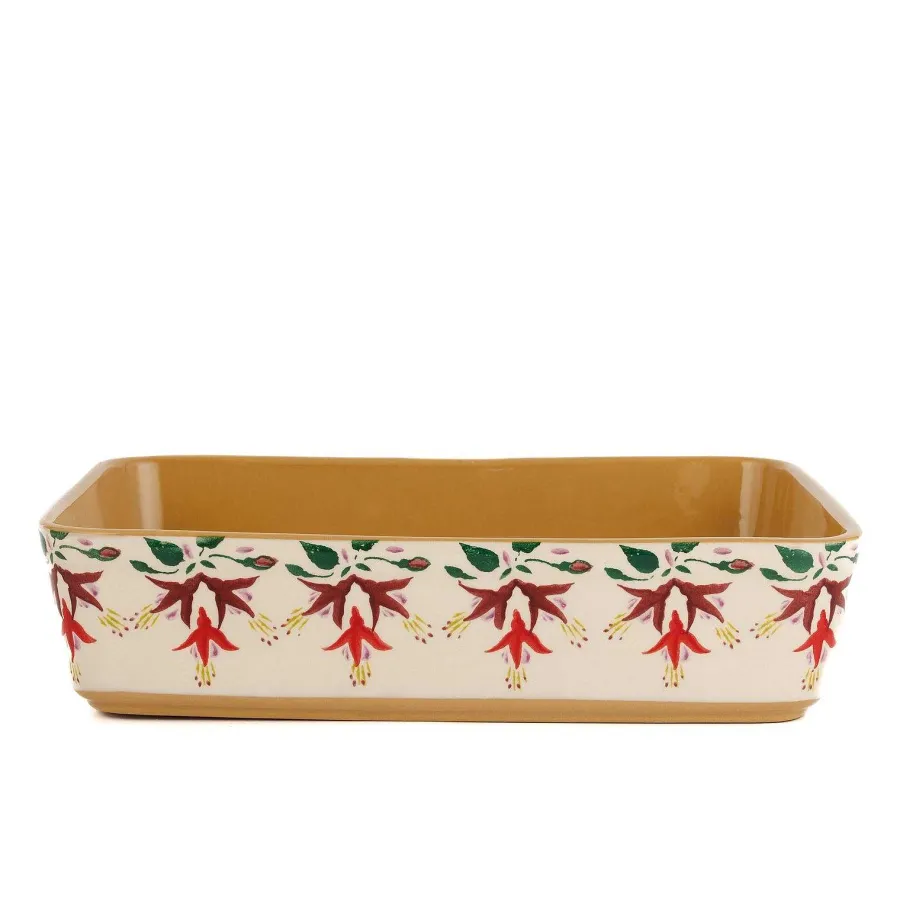 Oven Friendly Dishes<Nicholas Mosse Large Rectangular Oven Dish Fuchsia