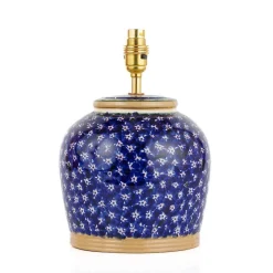 Lamps<Nicholas Mosse Lawn Dark Blue 7" Lamp Base