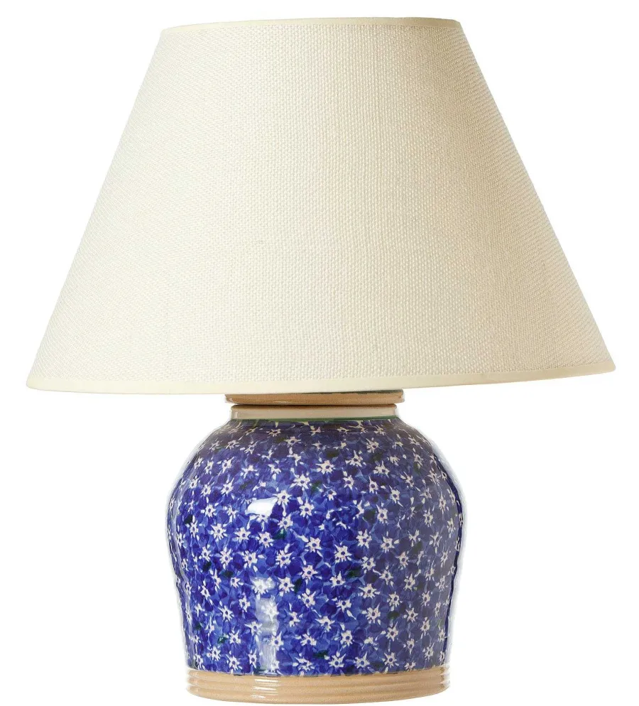 House Warming Gifts<Nicholas Mosse Lawn Dark Blue 7" Lamp Base