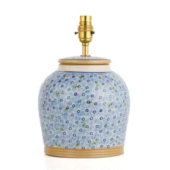 Lamps<Nicholas Mosse Lawn Light Blue 7" Lamp Base