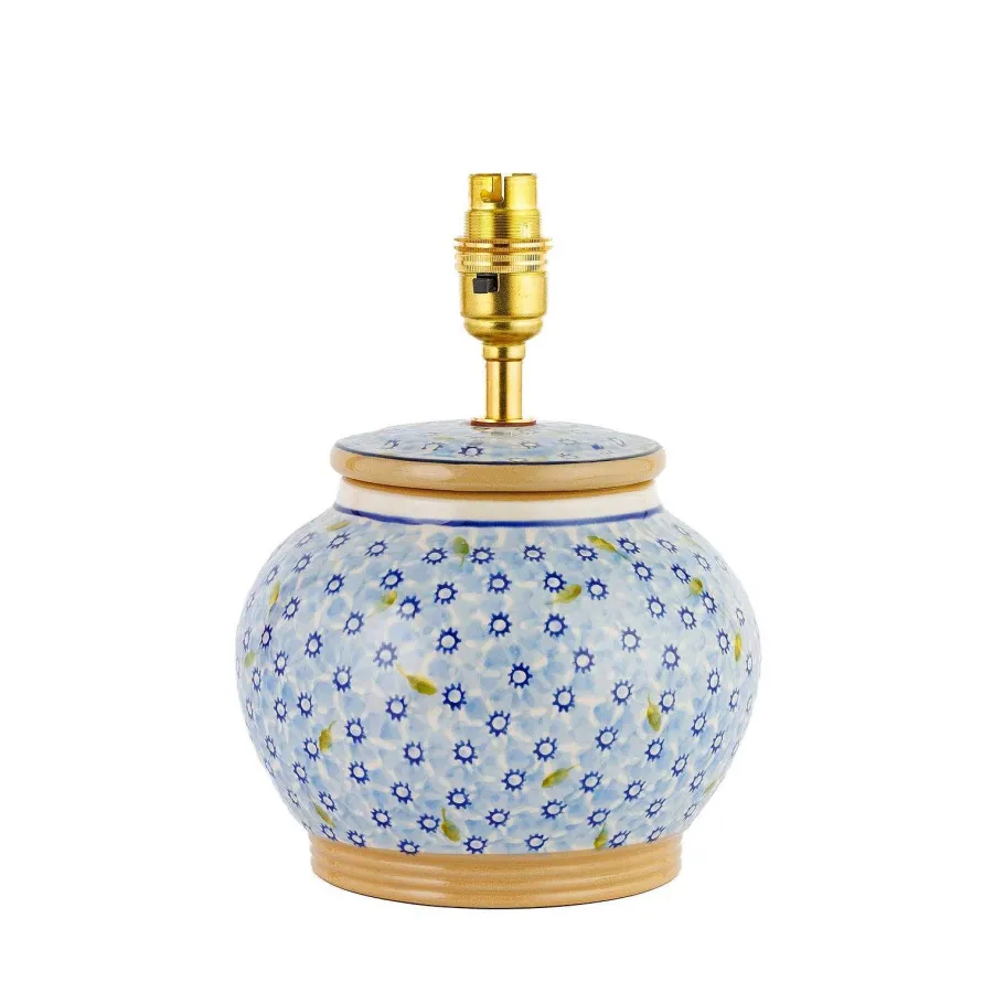 Lawn<Nicholas Mosse Lawn Light Blue 5" Lamp Base