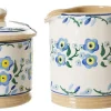 St Patrick'S Day<Nicholas Mosse Lidded Sugar Bowl And Small Cylinder Jug Forget Me Not