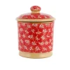 Bowls<Nicholas Mosse Lidded Sugar Bowl Lawn Red