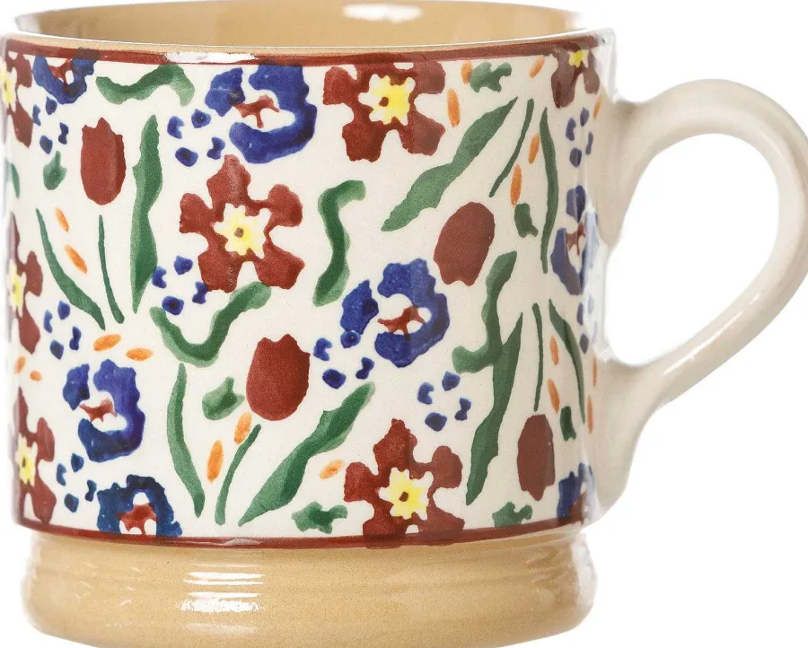 Valentine'S Day<Nicholas Mosse Medium Heart Plate And Small Mug Wild Flower Meadow
