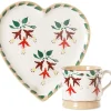 Mother'S Day<Nicholas Mosse Medium Heart Plate And Small Mug Fuchsia