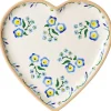 Valentine'S Day<Nicholas Mosse Medium Heart Plate Forget Me Not