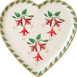 Fuchsia<Nicholas Mosse Medium Heart Plate Fuchsia