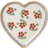 Mother'S Day<Nicholas Mosse Medium Heart Plate Old Rose