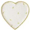 Lawn<Nicholas Mosse Medium Heart Plate White Lawn