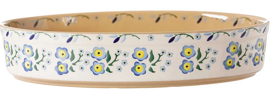 Oven Friendly Dishes<Nicholas Mosse Medium Oval Oven Dish Forget Me Not