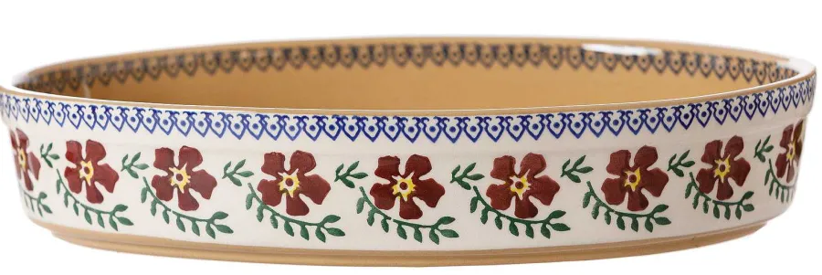 Oven Friendly Dishes<Nicholas Mosse Medium Oval Oven Dish Old Rose