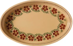Oven Friendly Dishes<Nicholas Mosse Medium Oval Oven Dish Old Rose