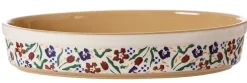 Oven Friendly Dishes<Nicholas Mosse Medium Oval Oven Dish Wild Flower Meadow