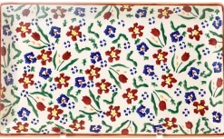 Plates<Nicholas Mosse Medium Rectangle Plate Wild Flower Meadow