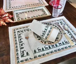 Napkins<Nicholas Mosse Napkin Reindeer Linen