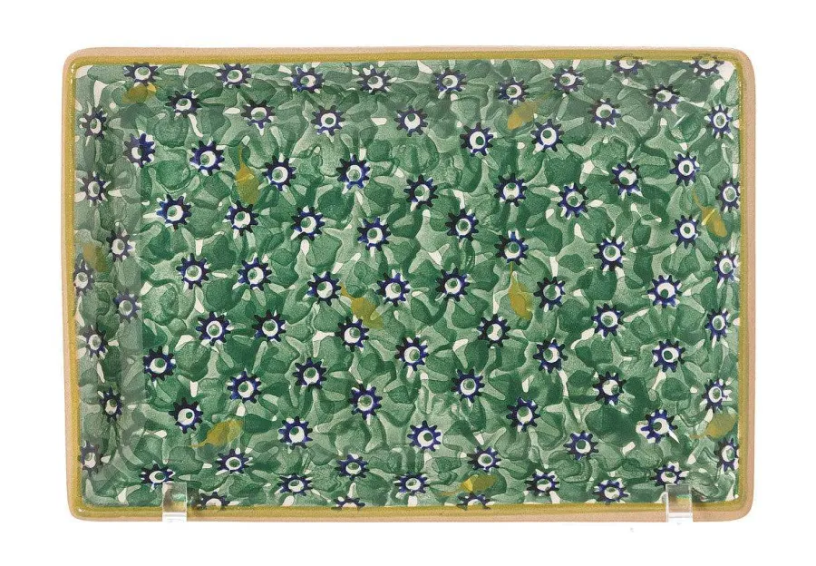 Mother'S Day<Nicholas Mosse Nest Of 3 Rectangle Dishes Lawn Green
