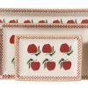 Apple<Nicholas Mosse Nest Of 3 Rectangle Dishes Apple