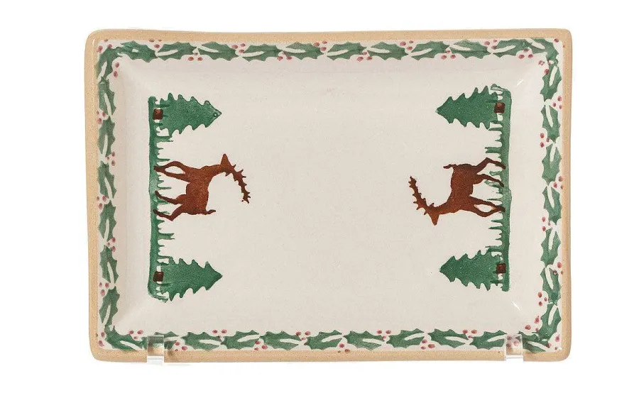 Corporate Gifts<Nicholas Mosse Nest Of 3 Rectangle Dishes Reindeer