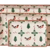 Plates<Nicholas Mosse Nest Of 3 Rectangle Dishes Winter Robin