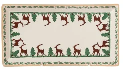 Reindeer<Nicholas Mosse Nest Of 3 Rectangle Dishes Reindeer